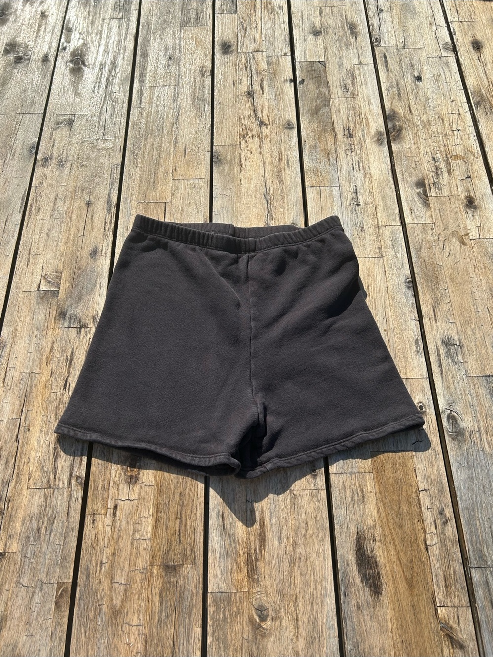 Joah Brown Charcoal Biker Shorts